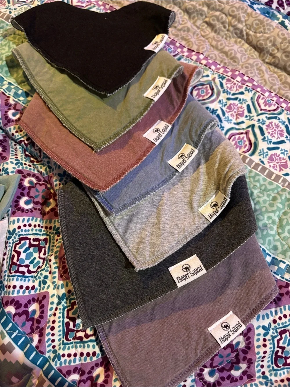 Seven Adjustable Baby Bibs